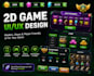 design game UI UX mobile and PC, console