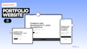 build a modern portfolio website with react and tailwind