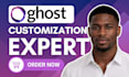 build ghost cms website ghost theme setup ghost newsletter ghost blog customize