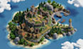 build custom minecraft maps spawns lobbies hubs terrain and fantasy worlds