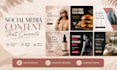 design social media posts, ads and editable canva templates