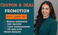 do coupon code promotion, sales promotion on deal sites, coupon code submission