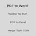 convert PDF, word, excel, powerpoint and scanned documents
