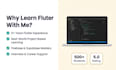 teach you flutter from beginner to advance
