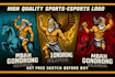 design gaming logo, esports, or sports