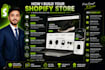 create a branded shopify dropshipping store