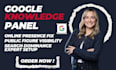 create standard google knowledge panel knowledgepanel for any person or brand