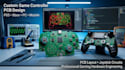 design ps5, xbox game controller pcb, gamepad and joystick circuit