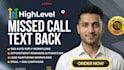 setup gohighlevel missed called text back sms automation workflow