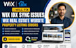 troubleshoot and fix wix real estate website idx sync issues
