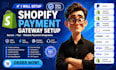 setup shopify payments, paypal, stripe, wise, payoneer, shopify balance