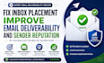 improve email deliverability fix inbox placement sender reputation