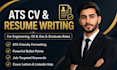 rewrite, edit and optimize your ats resume and CV