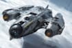 design spaceship, sci fi illustration and sci fi art