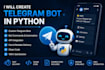 create a telegram bot in python