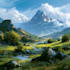 do fantasy landscape illustrations