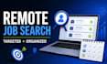 search and apply to targeted remote jobs for you