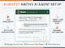 set up hubspot breeze agent for support and capturing leads