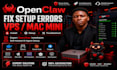 install openclaw fix setup errors on vps mac mini expert openclaw installation