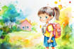 watercolor children book illustrations