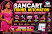 samcart funnel automation, funnel redesign, troubleshooting, sales funnel setup
