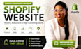 design or redesign shopify website, shopify store, ecommerce website development