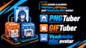 create a custom pngtuber, giftuber, and veadotube mini avatar