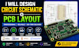 design professional pcb layout and circuit schematic