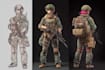 draw military themed illustrations