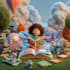 create an educational childrens book cover design