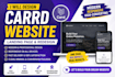 design carrd website, carrd landing page, or carrd co