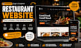 build restaurant website, cafe, catering website wordpress restaurant website