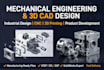 do mechanical engineering, 3d cad design, cnc and 3d printing design