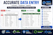 do fast and accurate data entry and copy typing work