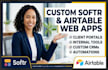 build custom softr client portal and airtable database webapp airtable automatio