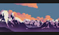 paint a cinematic 2d background for animation and indie games