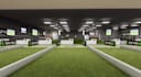 design indoor putting course,golf simulation,sports facility interior,3d layout