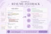 review your resume and provide professional feedback