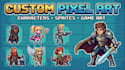 pixel art sprite sheet pixel game art pixel art asset sprite tileset aseprite