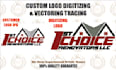 do premium embroidery digitizing logo files in dst pes jef emb
