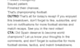 write football transfer, tactics and history scripts