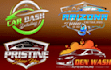 create amazing 3d automotive racing logo design