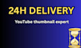 design eye catching pro youtube thumbnails with 24h delivery