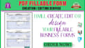 do clickable pdf workbook, application form, convert canva to fillable PDF
