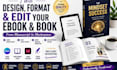 do canva ebook design layout design developmental editing adobe indesign format