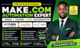 fix make com, setup make com automation, make com automation, n8n, zapier expert