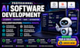 develop custom ai software ai agents chatbots saas app ai mobile app integration