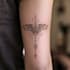 design a delicate fine line tattoo lettering