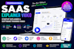 create a saas explainer video, startup explainer, and software training video