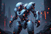 design sci fi mecha and robot concept art